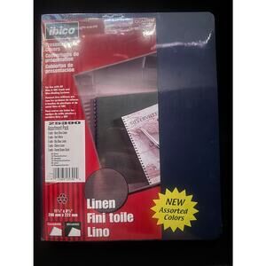 NEW Ibico Presentation Covers 25 sets 5 different colors Quartet GBC Co #25390‎